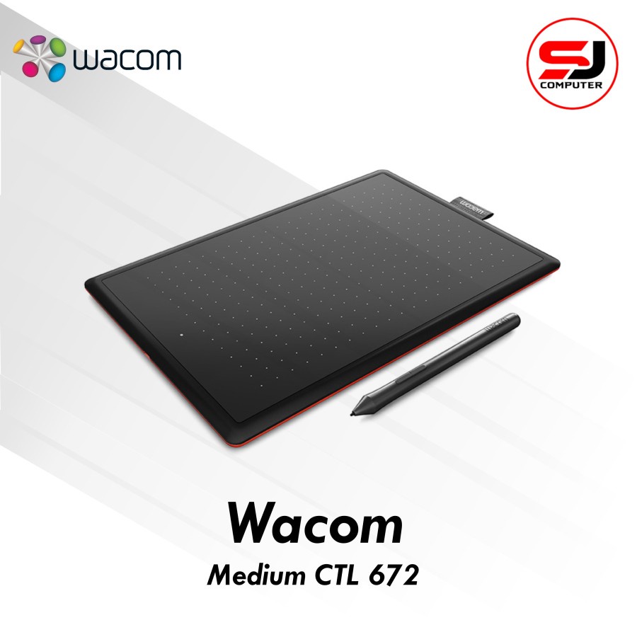 Wacom One Medium CTL 672 Pen Tablet Berkualitas Dan Bergaransi