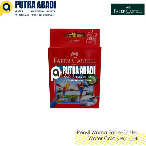 

Pensil Warna 12 Warna Faber Castell Watercolours Pendek
