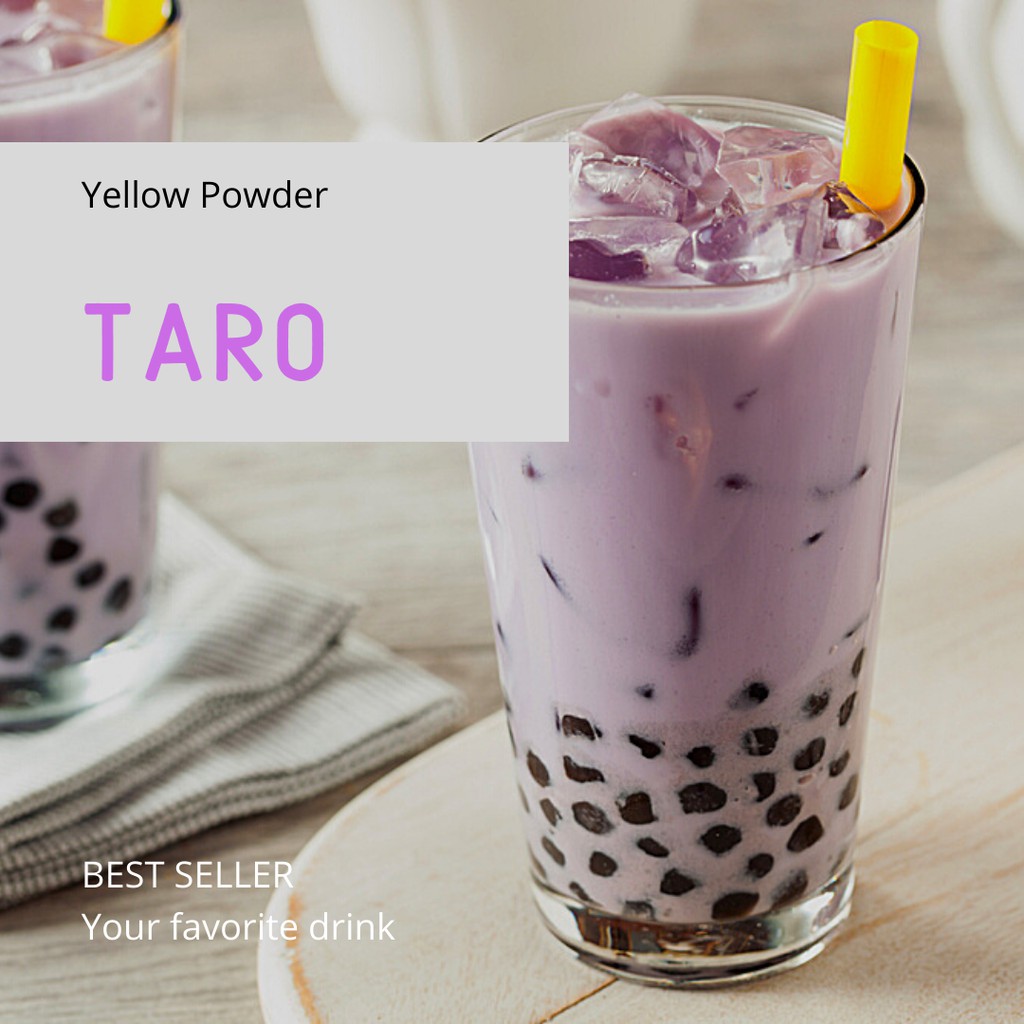 

Bubuk Taro 1 Kg / Taro powder / Minuman Taro/ MIX TARO POWDER 1 KG / Bubuk Minuman TARO