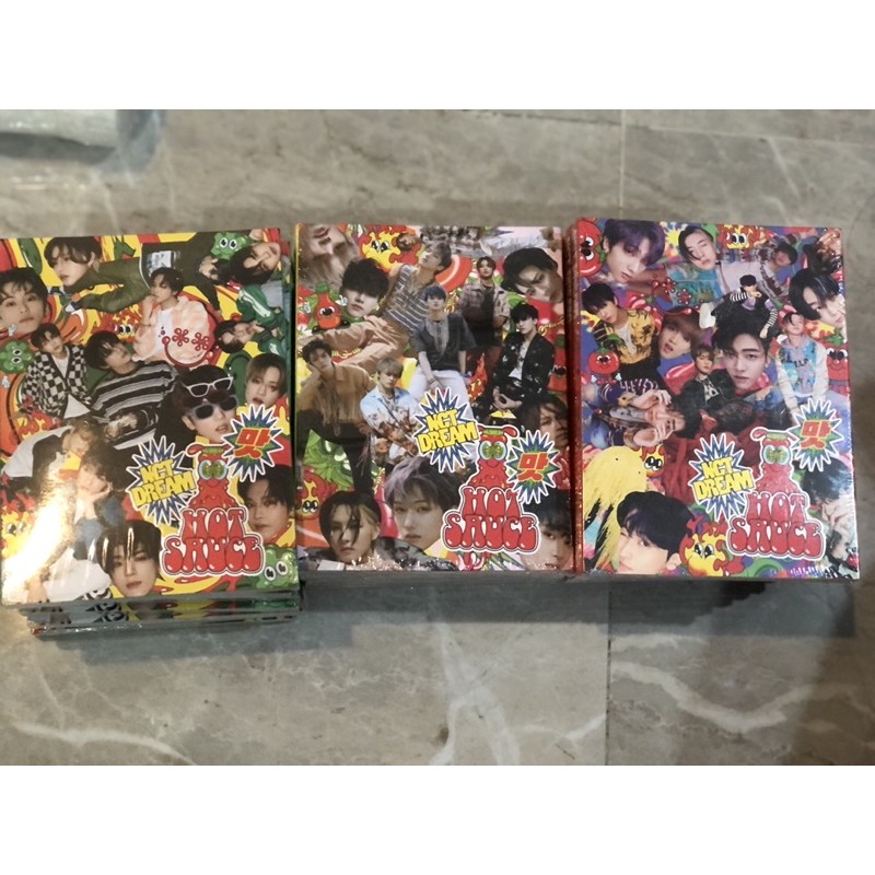 [READY STOCK] NCT Dream - Hot Sauce Crazy, Boring, Chilling ver SEALED + Rolled Poster (with Tube)