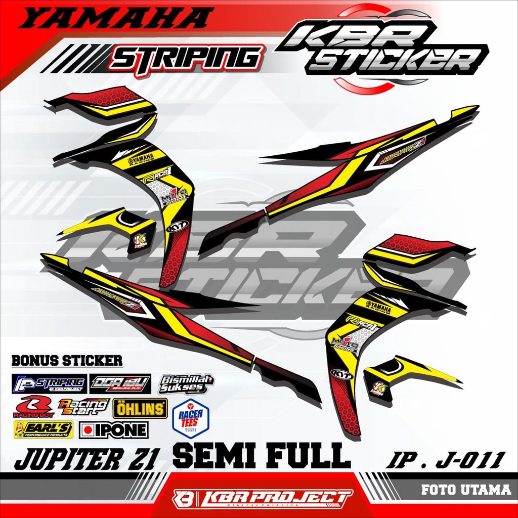 JUPITER Z1 (cod) stiker motor - striping jupiter z1 - motor yamaha - motor – Racing.11