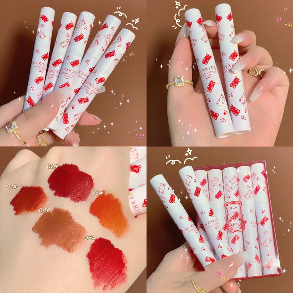 Lip Cream Melting Matte Cair Lipcream Liquid Lipstick 5 Warna