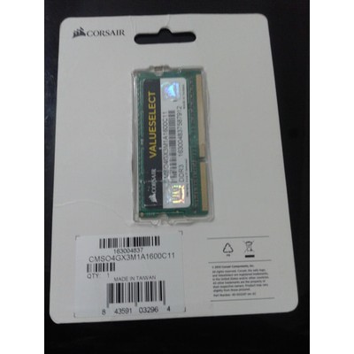 CORSAIR VALUE SELECT DDR3 4GB