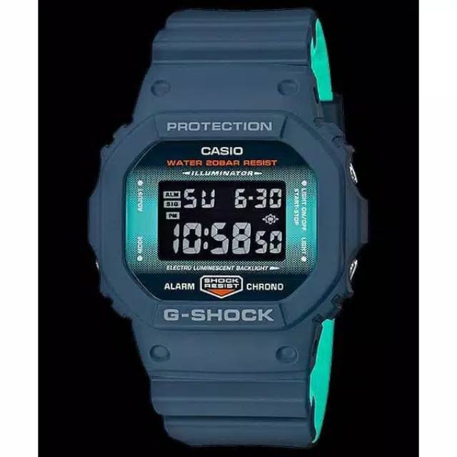 Ready Casio G-Shock DW-5600CC-2DR DW5600CC Jam Tangan Pria Navy