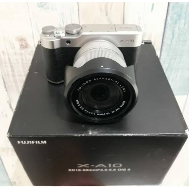 mirrorless xa10 fullset mulus no minus kamera vlog support wifi fuji xa 10 / fujifilm xa-10-1