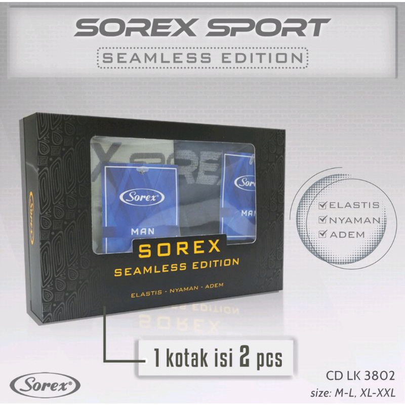 Cd boxer pria Sorex 3802