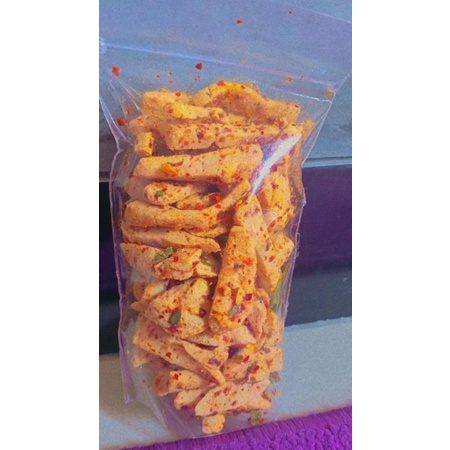 

basreng stik viral pedas nampol 100g/11000 dapat.2pcs