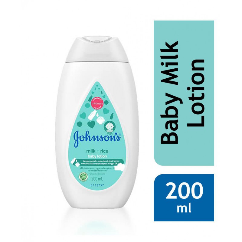 Johnson's Baby Lotion Bayi Milk &amp; Rice / Lotion Bayi (Tersedia varian ukuran)