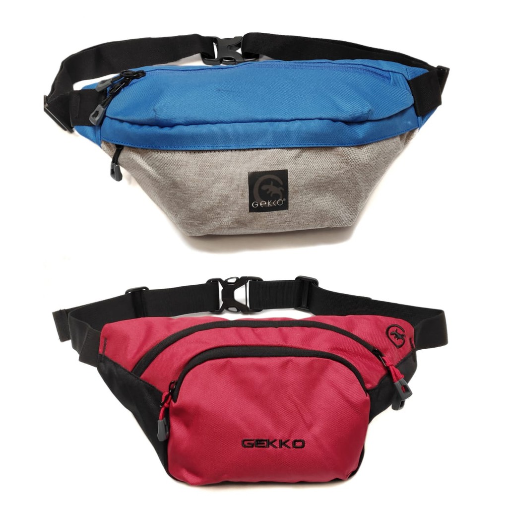 [COD] WaitsBag Pria / Tas Pinggang / SlingBag Pria Gekko Original