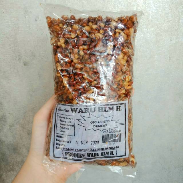 

CEMILAN KACANG OTOK 500gr (Snack Peanut Makanan Ringan Oto Oleh2 Khas Madura Indonesia)