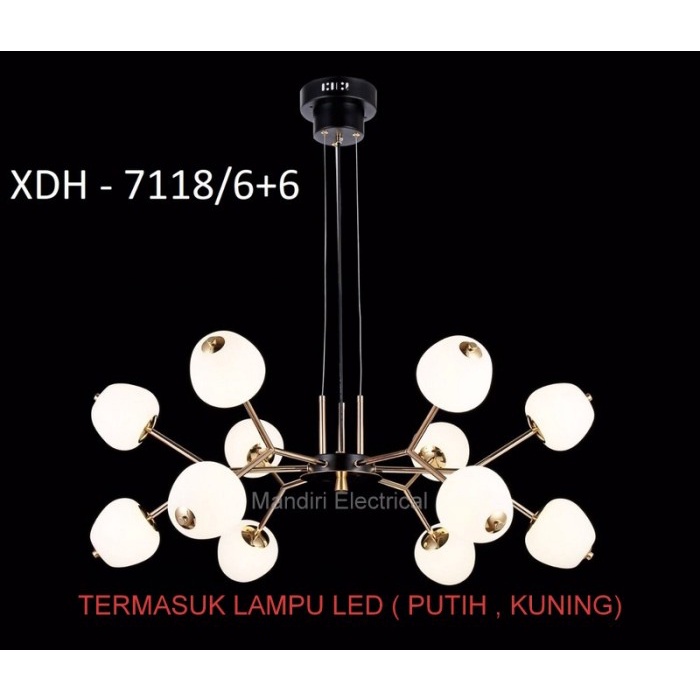 Lampu Gantung Modern minimalis Ruang Tamu Vintage Dekorasi - 7118