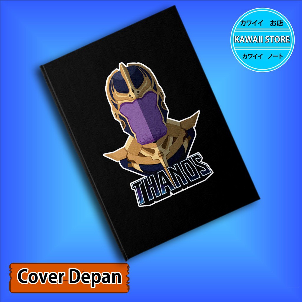 

Notebook / Pocket book Hard Cover Marvel CHARACTER THANOS uk A5 & A6 / Notes Book