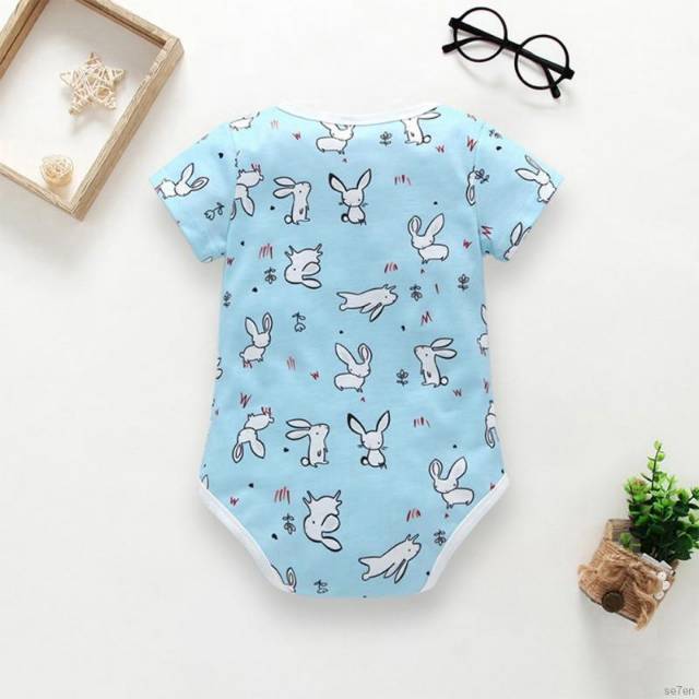 Jumpsuit Overall Jumper Sleepsuit Bayi Anak Perempuan Motif Bunny / Baju Bayi Newborn