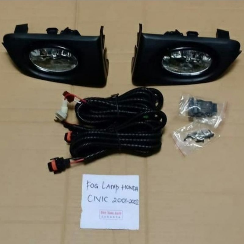 Foglamp / Lampu Kabu Mobil Honda Civic 2001 - 2002