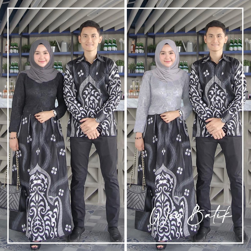 [ORI - 2 VARIAN WARNA - BUSUI] WOU BATIK COUPLE FITRIA