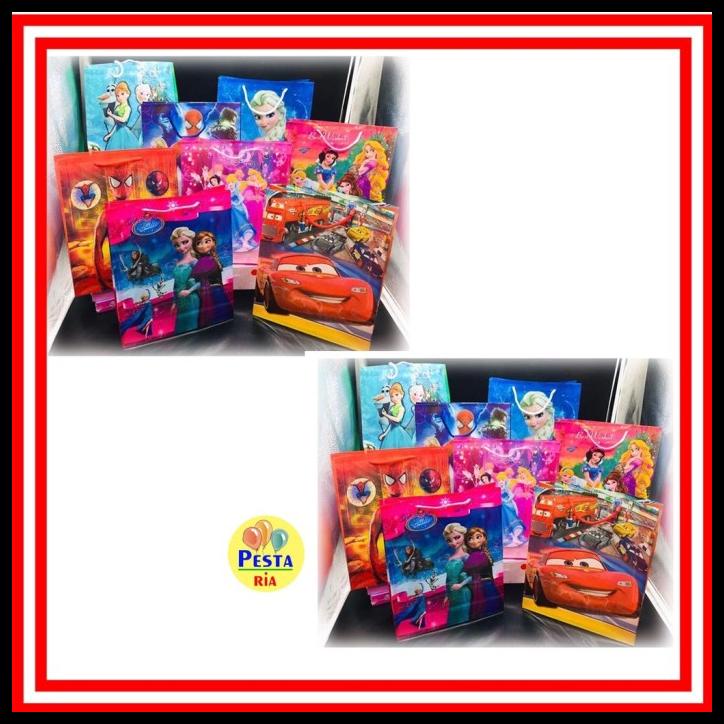 

Murah 1Pcs Paperbag Karakter Boy & Girl Paperbag Karakter Tas Souvenir