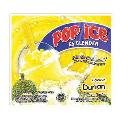 

Pop Ice Rasa Durian Renceng (Isi 10 sachet)