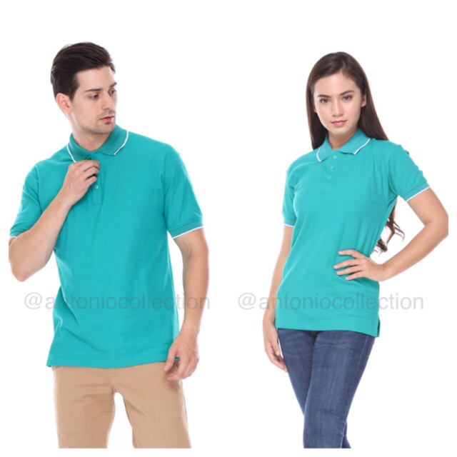 Kaos Polo Shirt / Kaos Kerah / Poloshirt Katun / Seragam Hijau To