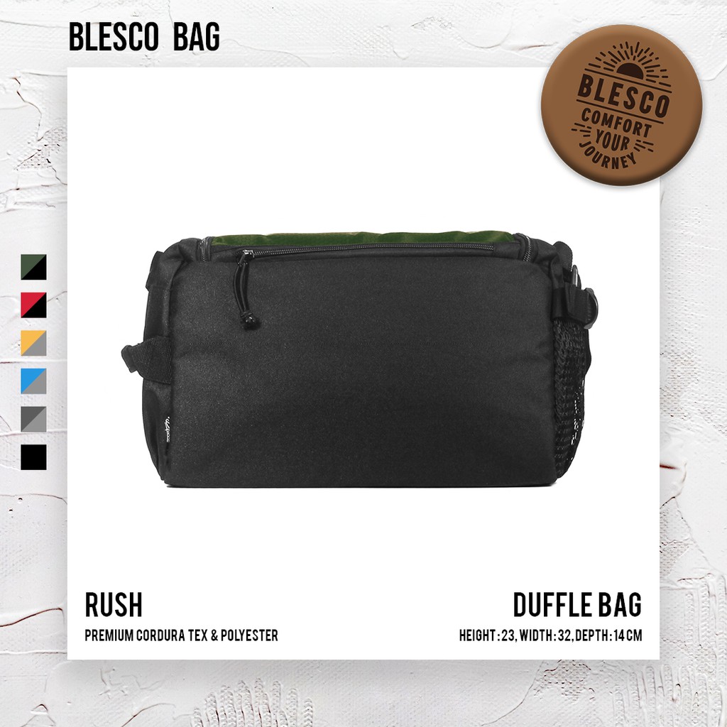 Tas Olahraga Pria Tas Selempang Pria Warna Green - Blesco Rush