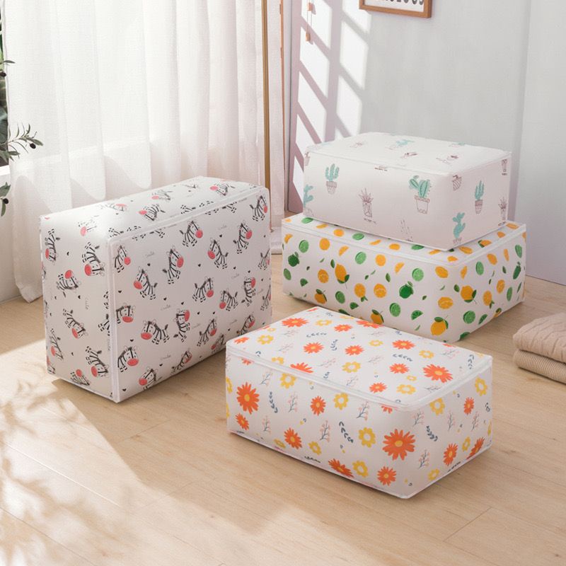 TEMPAT PENYIMPANAN STORAGE BAG QUILT BAG TEMPAT PENYIMPANAN SELIMUT/BAJU/CELANA ANTI AIR BANYAK MOTIF