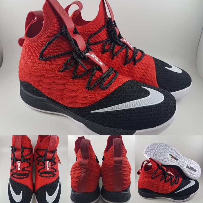 black and red lebron 15