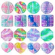 Fidget POP IT Square Mainan Edukasi Anak Rainbow POPIT