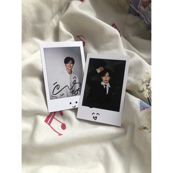 Pola PC Waves Magz Wonwoo Baret Black White Seventeen