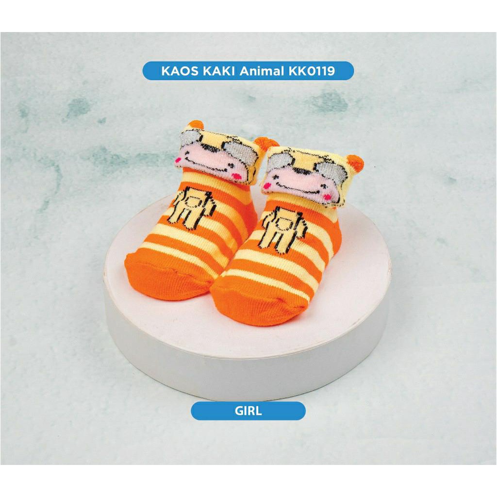 Baobei Kaos Kaki Animal Gift Box isi 5