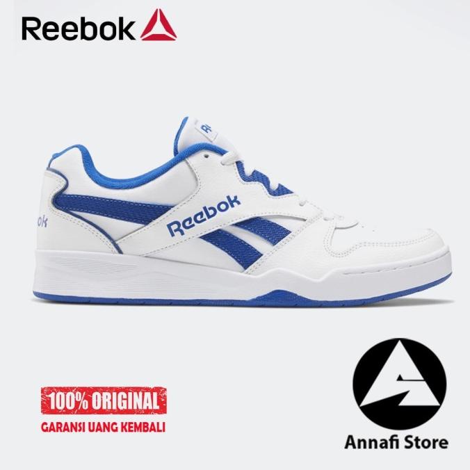 JUAL SEPATU TENIS PRIA REEBOK ROYAL BB4500 LOW 2 FY5795 - WHITE BLUE