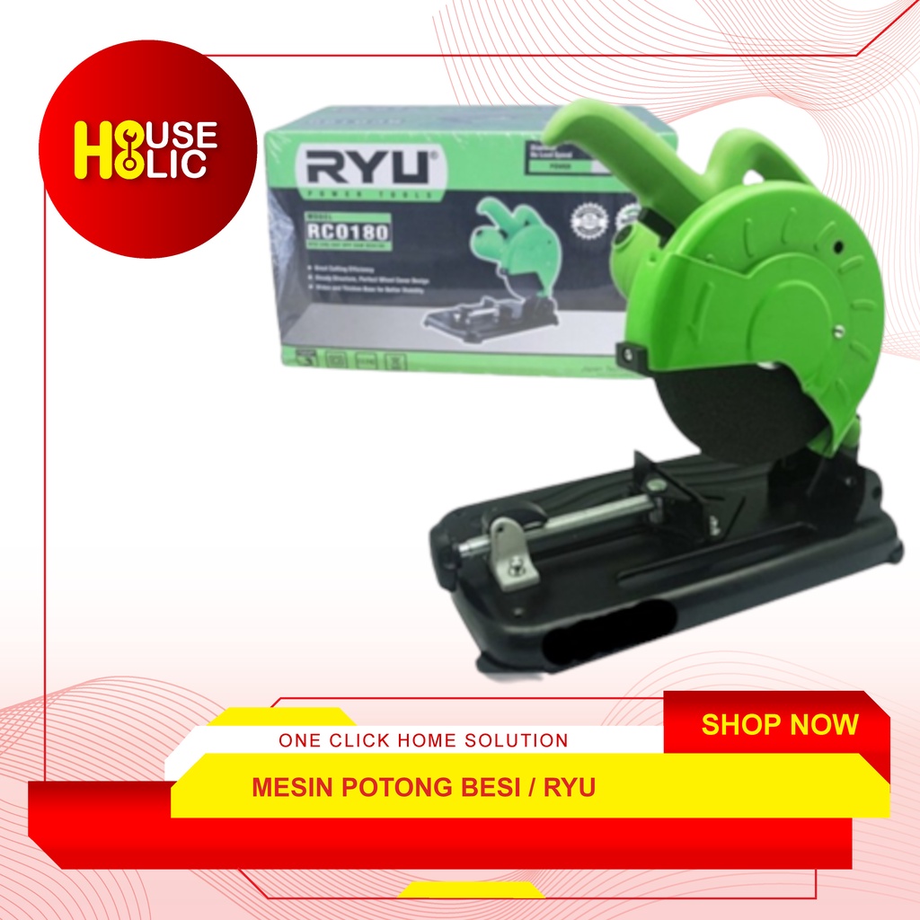 RYU Mesin Potong Besi 7&quot; Inch 180mm / Cutting Wheel Cut Off RCO180