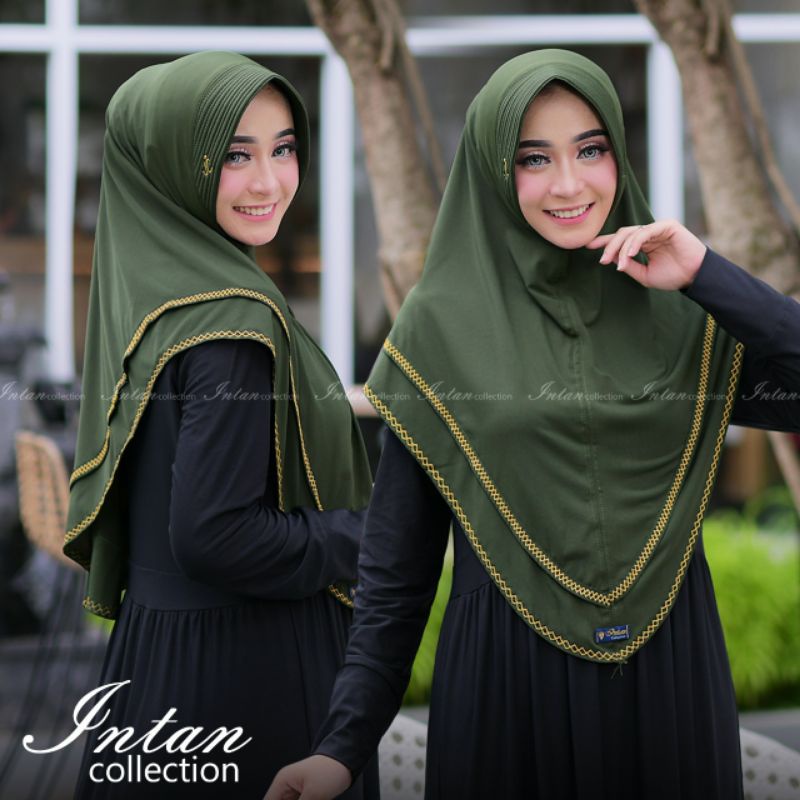 BERGO EZ / JILBAB DUA LAYER PICOT JERSEY.BERGO KHIMAR