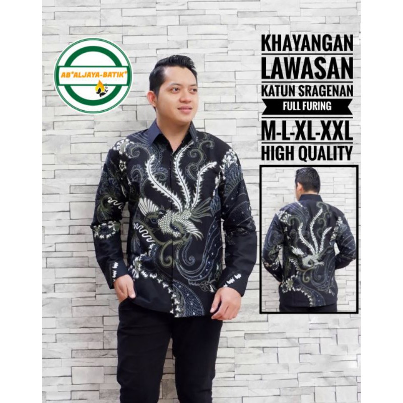 KABUR KEMEJA BATIK PRIA LENGAN PANJANG BATIK PRIA LENGAN PANJANG BAJU BATIK PRIA LENGAN PANJANG