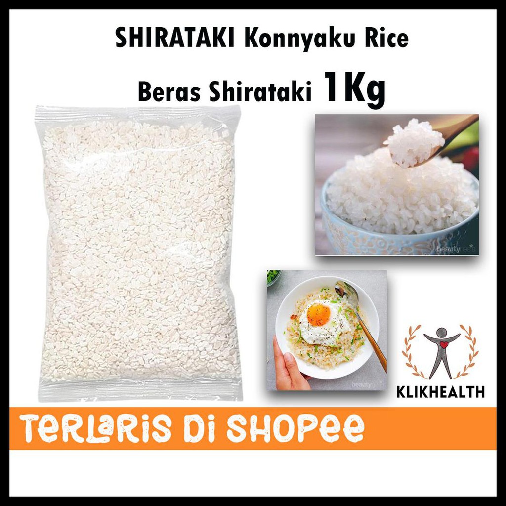 

THE BEST SELLER BERAS SHIRATAKI 1KG KONNYAKU RICE / LOW CARBO LOW FAT / DIET KETO / KETOGENIC / DEBM