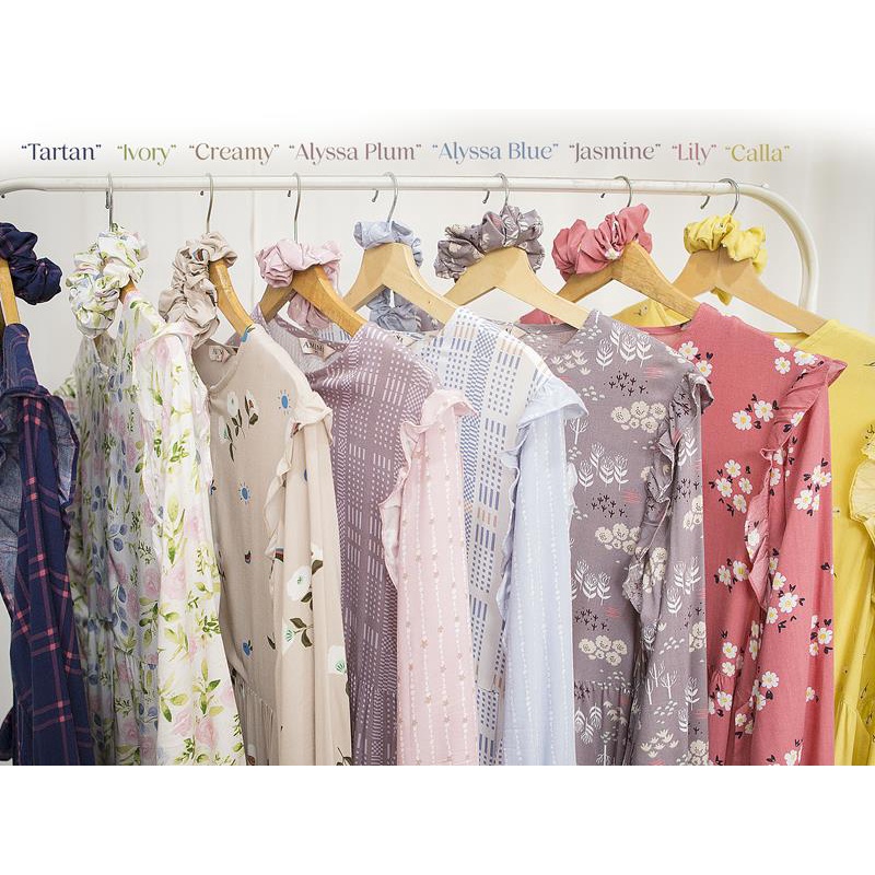 DAISY DRESS VOL 1 AMIMA GAMI SYARI MURAH CANTIK BAJU BUSANA MUSLIMAH MOTIF