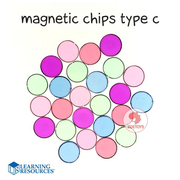 Zoetoys Learning Resources / Magnetic Chip A B C D | Mainan anak | Edutoys