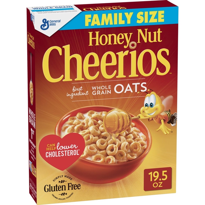 

General Mills Honey Nut Cheerios - cherios General mils