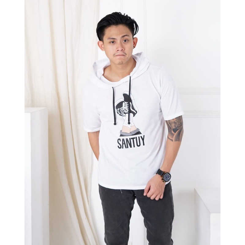 SWEATER HOODIE PRIA HODDIE DISTRO SANTUY LENGAN PENDEK FASHION PREMIUM KEKINIAN