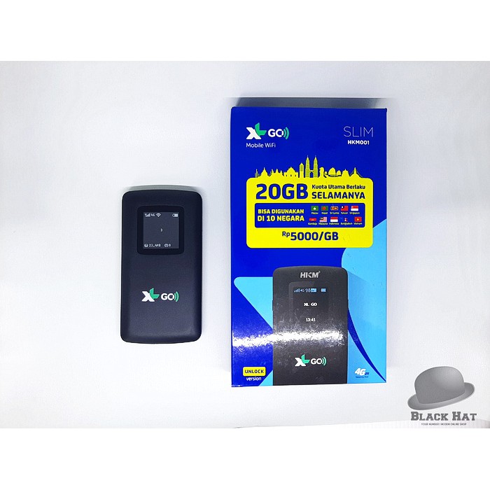 Mifi Modem Wifi XL Go HKM 001 Unlocked Free XL IZI 20GB | Shopee Indonesia