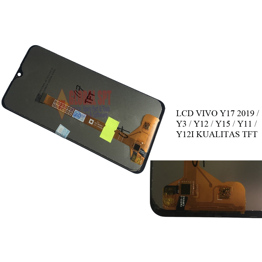 LCD TOUCHSCREEN VIVO Y17 2019 / Y15 2019 / Y12 2019 / Y12I / Y3 / VIVO 1901 / 1902 / 1904 / Y11