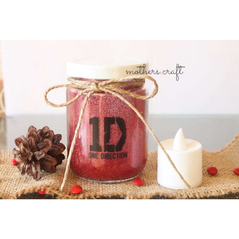 

LIGHT JAR ONE DIRECTION LAMPU TIDUR GIFT KADO HAMPERS