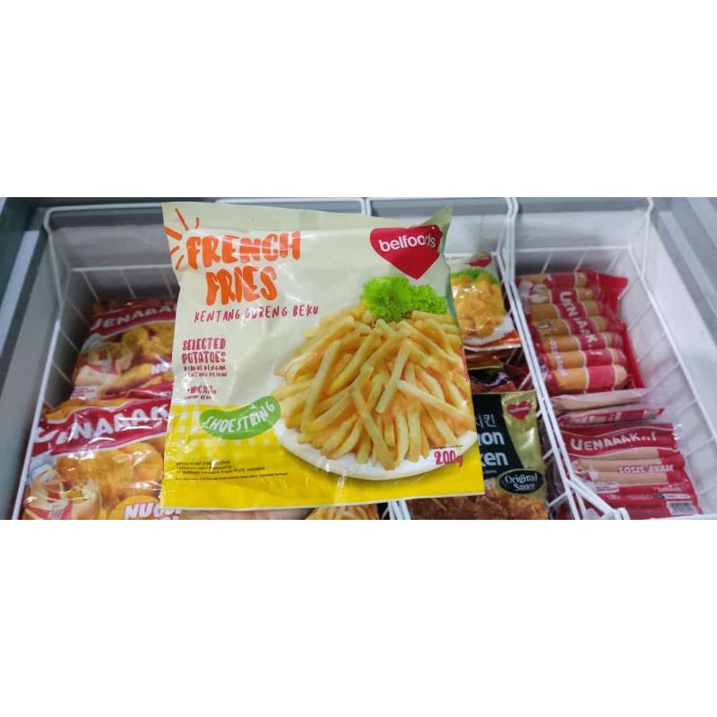 

BELFOODS FRENCH FRIES 200GR / KENTANG GORENG / SHOESTRING