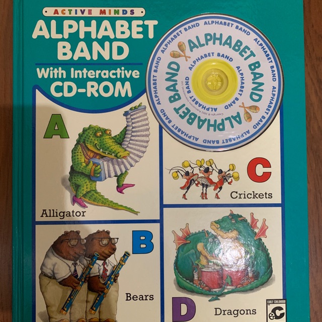 My first interactive storybook / alphabet band with interactive cd-room