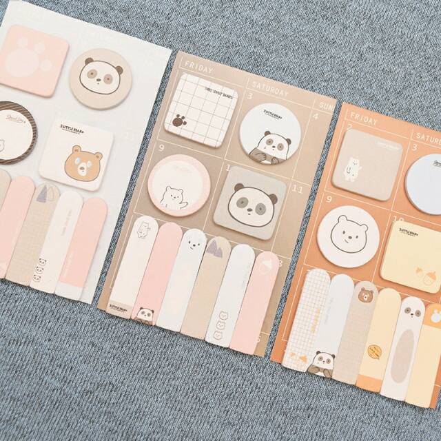 

Little Bear Rounded Shapes Post-its