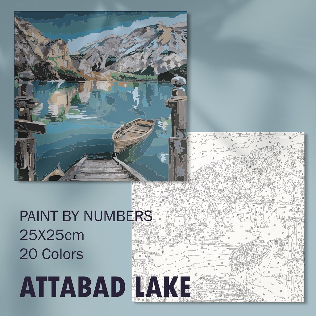 

[Artopia] Paint by Numbers FAMOUS PLACES Series / Number Kanvas Lukis Beginner