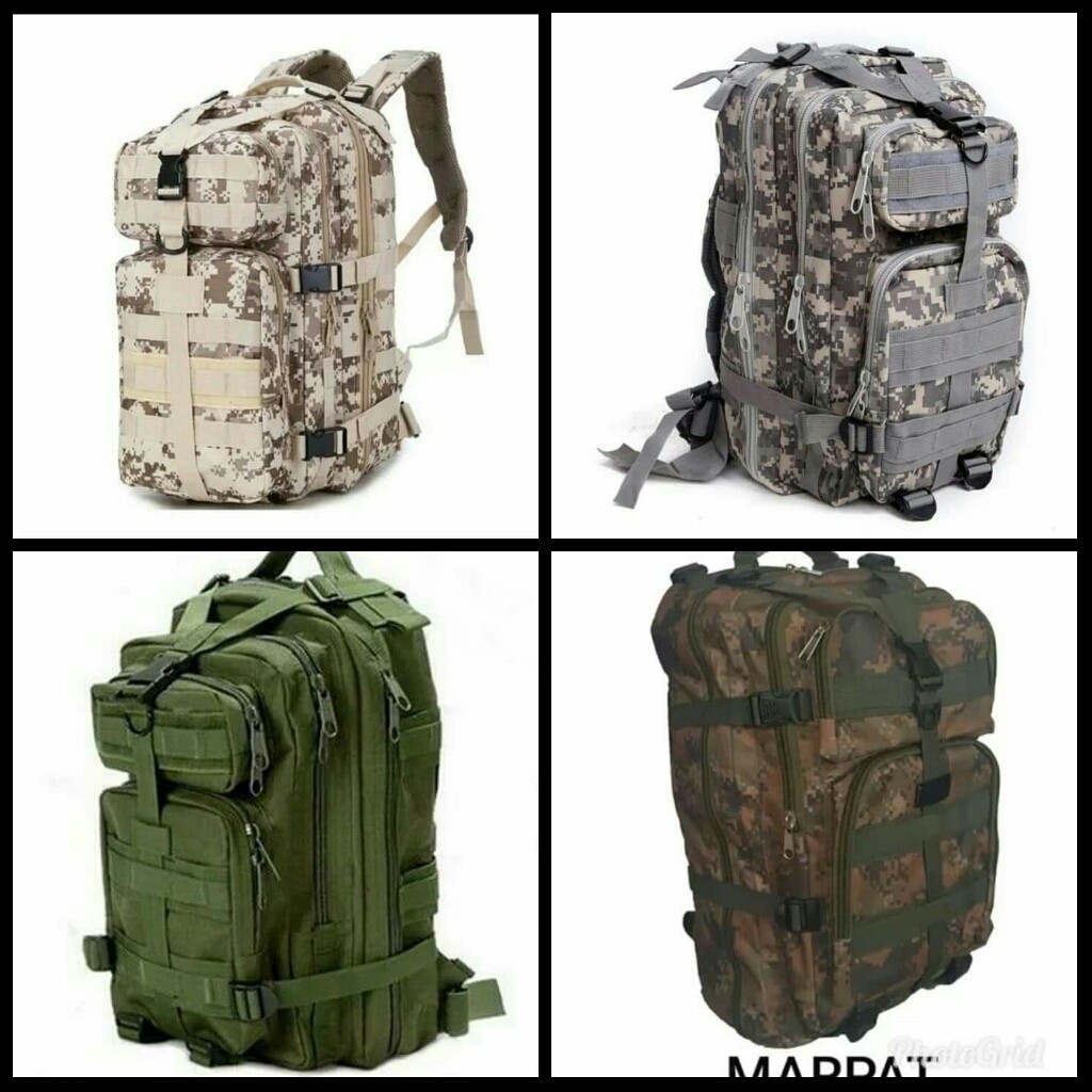 Tas ransel pria  tas punggung tas loreng tas army