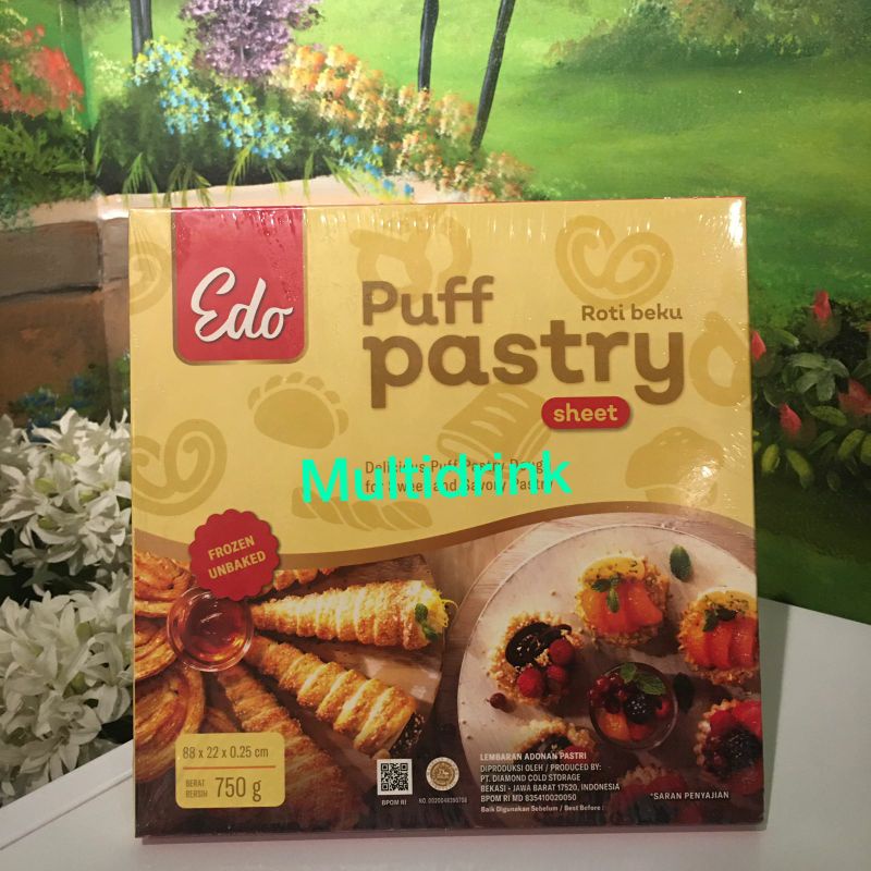 

Puff pastry sheet edo murah / kulit pastry Halal / kulit zuppa