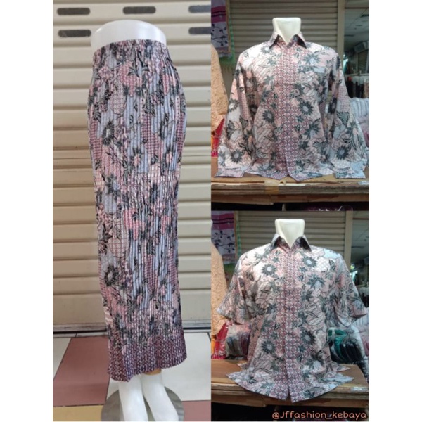 baju batik dan rok prisket