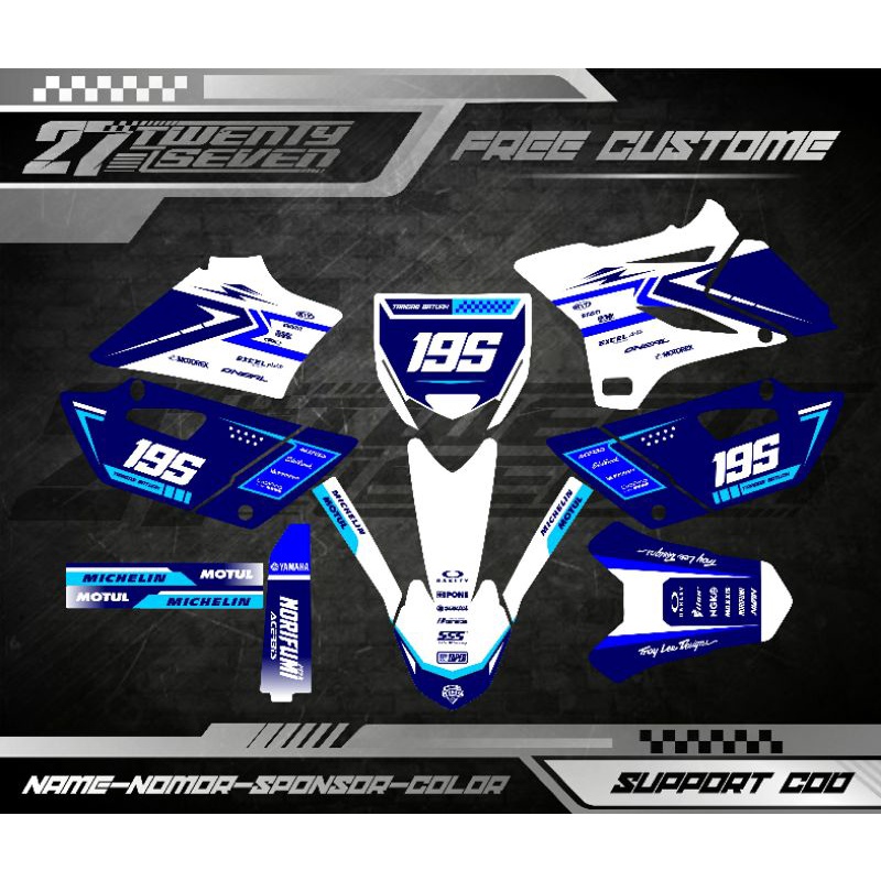 Decal yz 85 new bebek standar decal stiker yz 85 new decal stiker yz 85 full body decal yz 85 custom