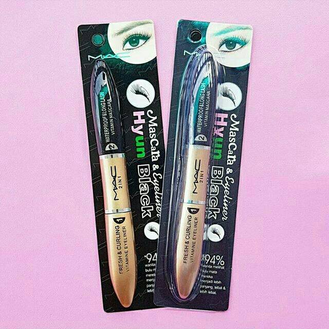 Maskara & eyeliner 2in1