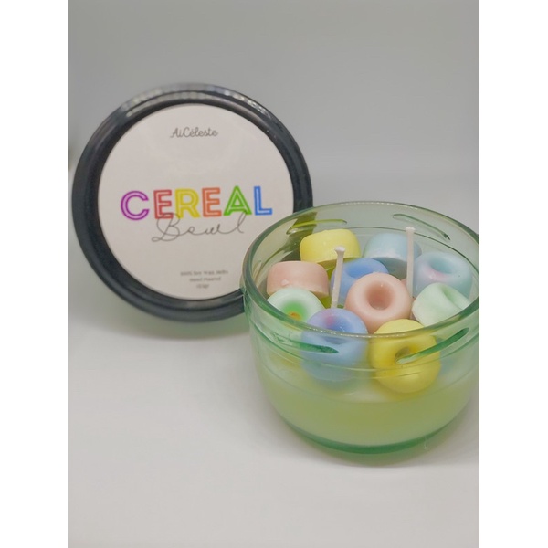 CEREAL BOWL SCENTED CANDLE by AiCeleste | scented soy candle | scented candle | lilin aromaterapi